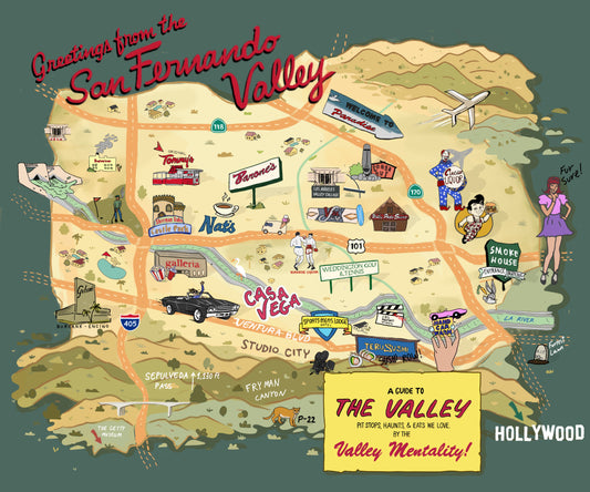San Fernando Valley Map